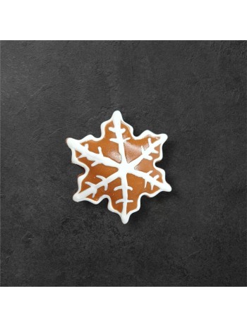 Perníková brož vločka